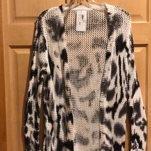 New Allison Joy Tie Dye Sweater Cardigan